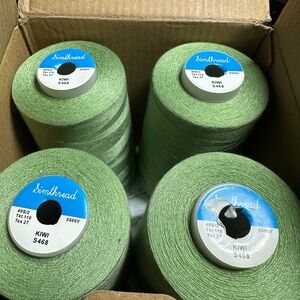 Simthread Kiwi Green Thread Spools 5500 yd a spool